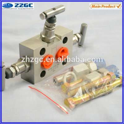 Chinese valve manifold 3 way valve manifold